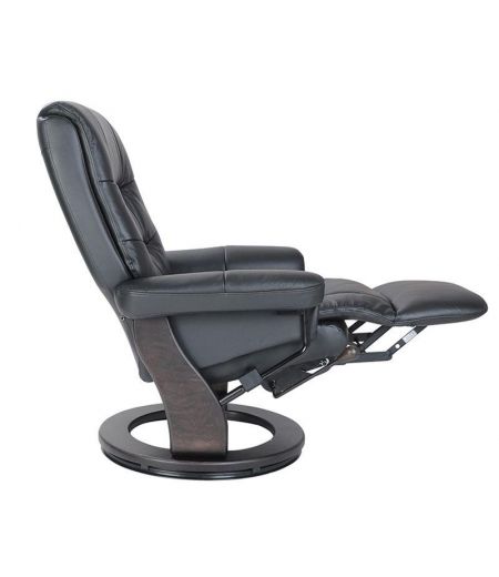 Sillón de relajación de diseño en piel o microfibra - MAX