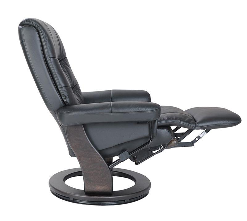 Sillón de relajación de diseño en piel o microfibra - MAX