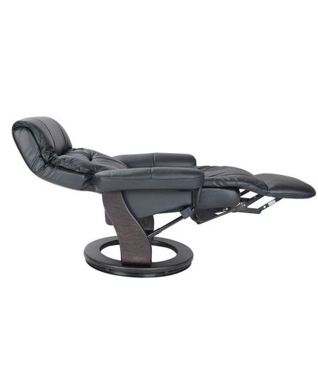 Sillón de relajación de diseño en piel o microfibra - MAX