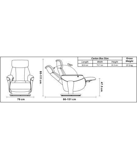 Fauteuil de Relaxation Manuel - ATHOS
