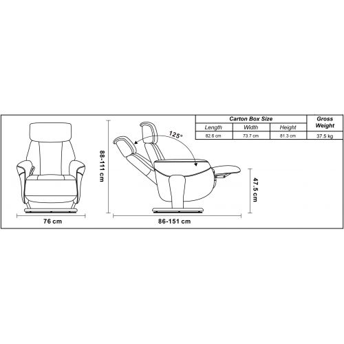Fauteuil de Relaxation Manuel - ATHOS