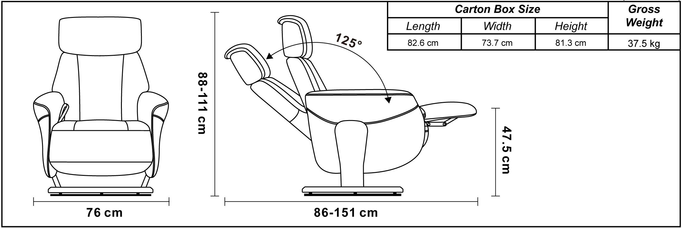 Fauteuil de Relaxation Manuel - ATHOS