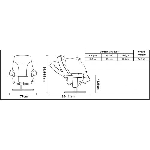 Sillón de relajación clásico - NAUTÈS