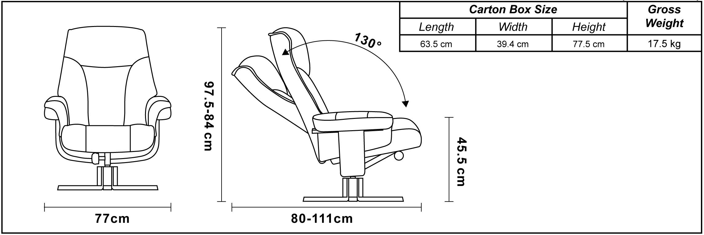 Sillón de relajación clásico - NAUTÈS