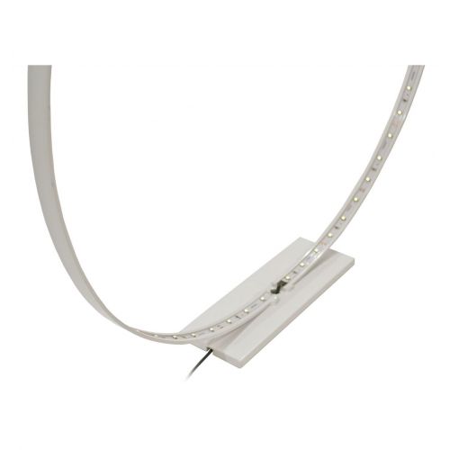 Lampe à Led en Métal laqué Blanc - L'Anneau