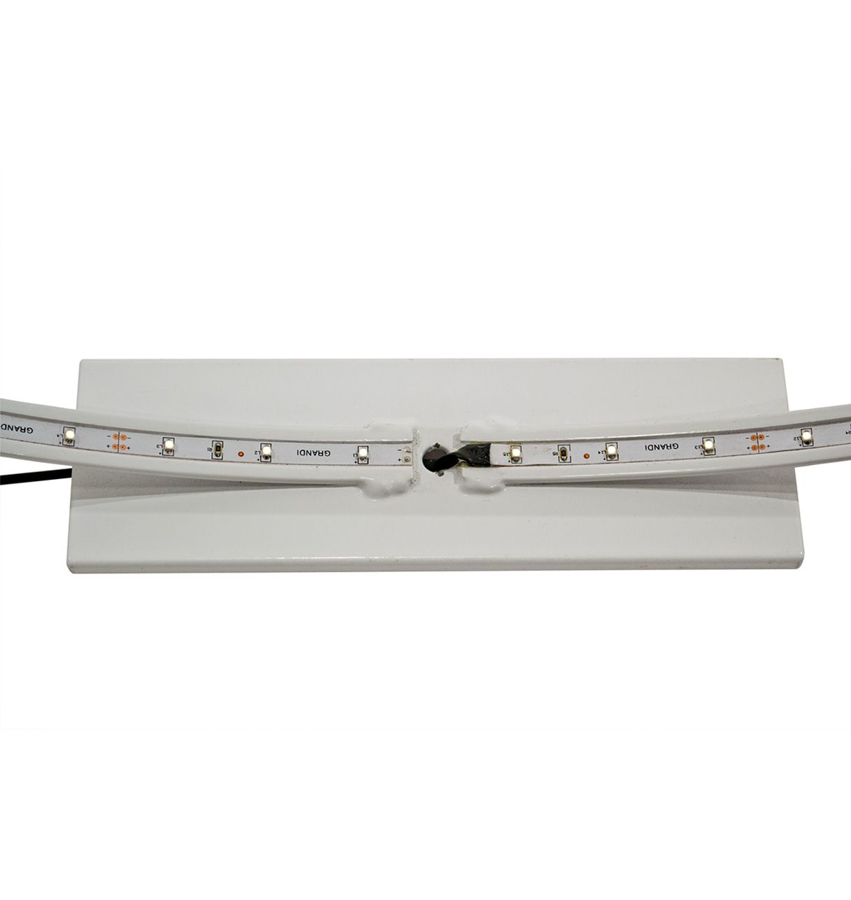 Lampe à Led en Métal laqué Blanc - L'Anneau