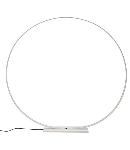 Led Lamp in White Lacquered Metal - The Ring