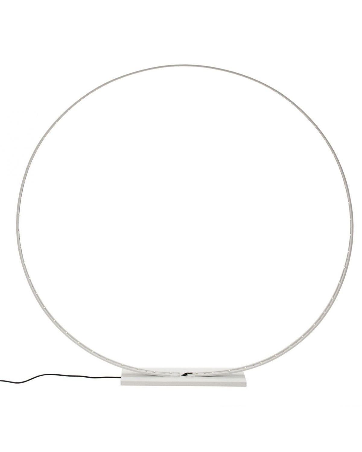 Lampe à Led en Métal laqué Blanc - L'Anneau