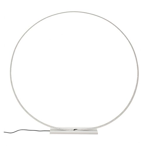 Lampe à Led en Métal laqué Blanc - L'Anneau