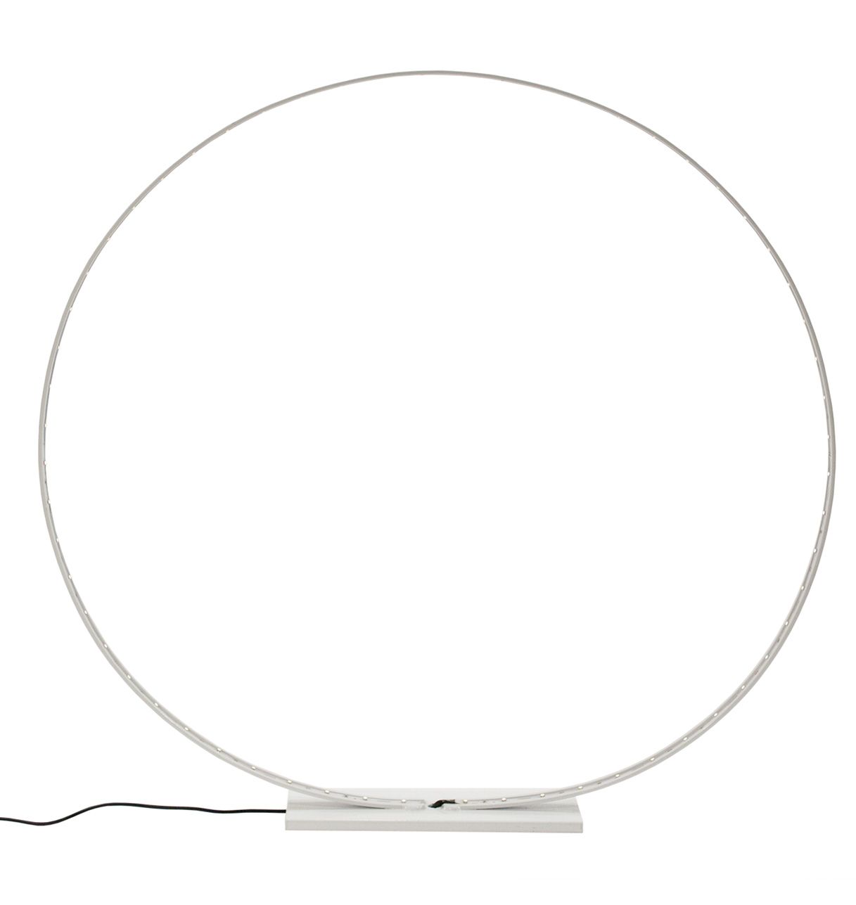 Lampe à Led en Métal laqué Blanc - L'Anneau