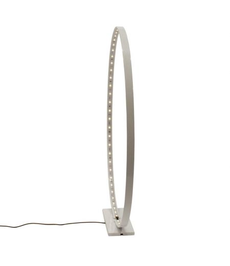Lampe à Led en Métal laqué Blanc - L'Anneau
