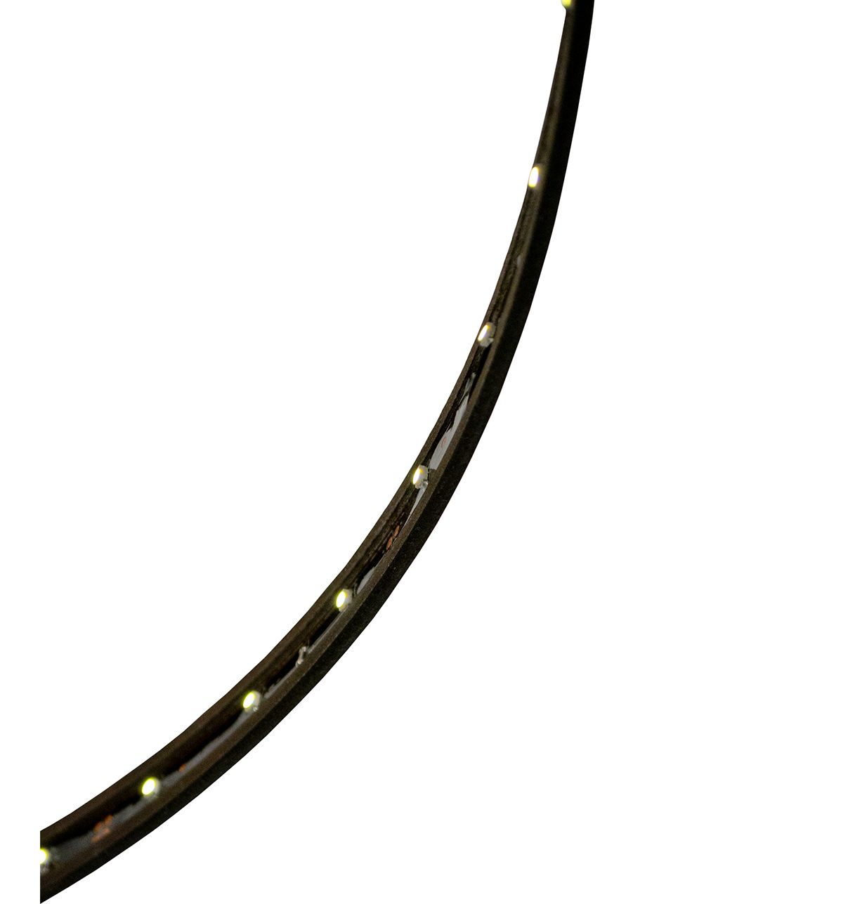 Lampe à Led en Métal Brut - L'Anneau