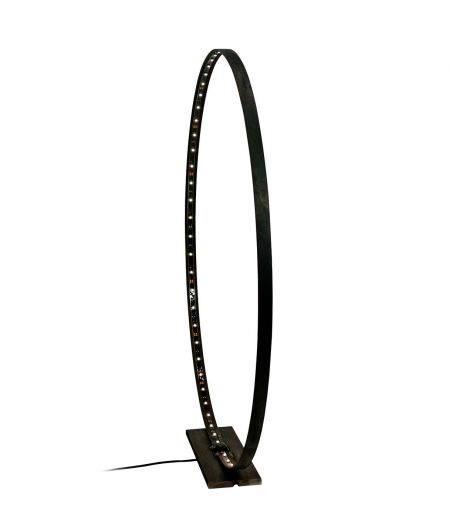 Lampe à Led en Métal Brut - L'Anneau