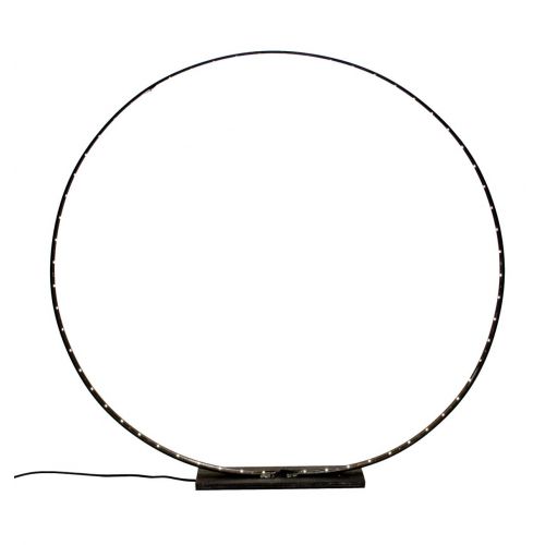 Lampe à Led en Métal Brut - L'Anneau