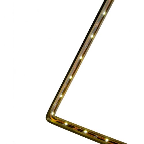 Lampe à Led en Laiton Oxydé ou Cuivre  - Alpha