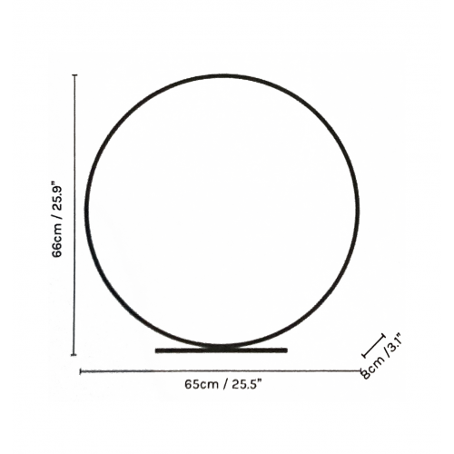 Lampe à Led en Laiton Brossé - L'Anneau