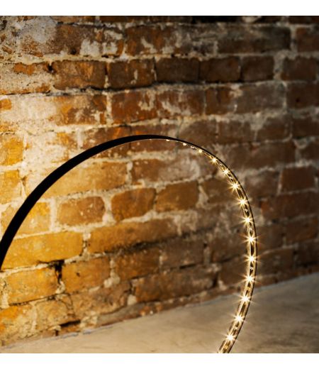 Lampe à Led en Laiton Brossé - Diamètre 30 cm - L 'Anneau