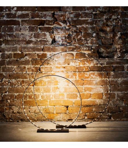 Lampe à Led en Métal Brut - L'Anneau