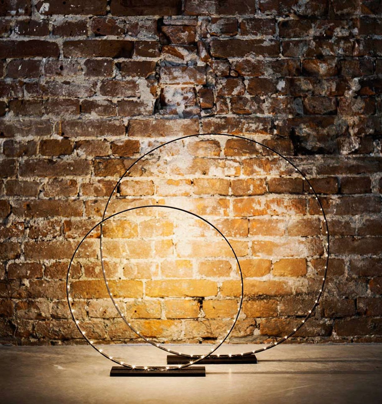 Lampe à Led en Métal Brut - L'Anneau