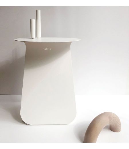 Couple de Soliflores  en Laiton ou Métal laqué