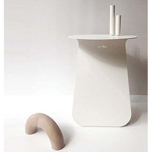 Couple de Soliflores  en Laiton ou Métal laqué