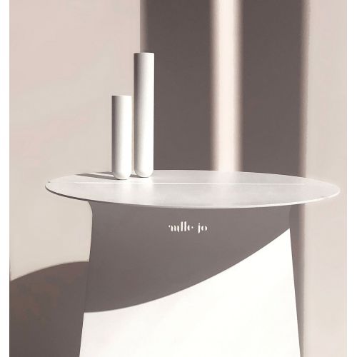 Couple de Soliflores  en Laiton ou Métal laqué