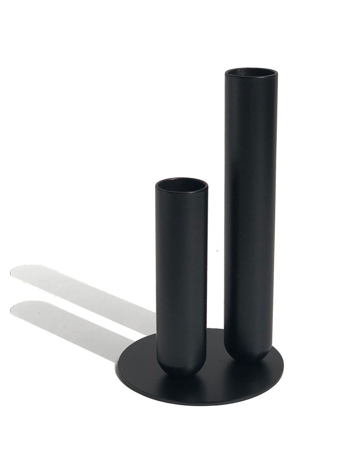 Couple de Soliflores  en Laiton ou Métal laqué