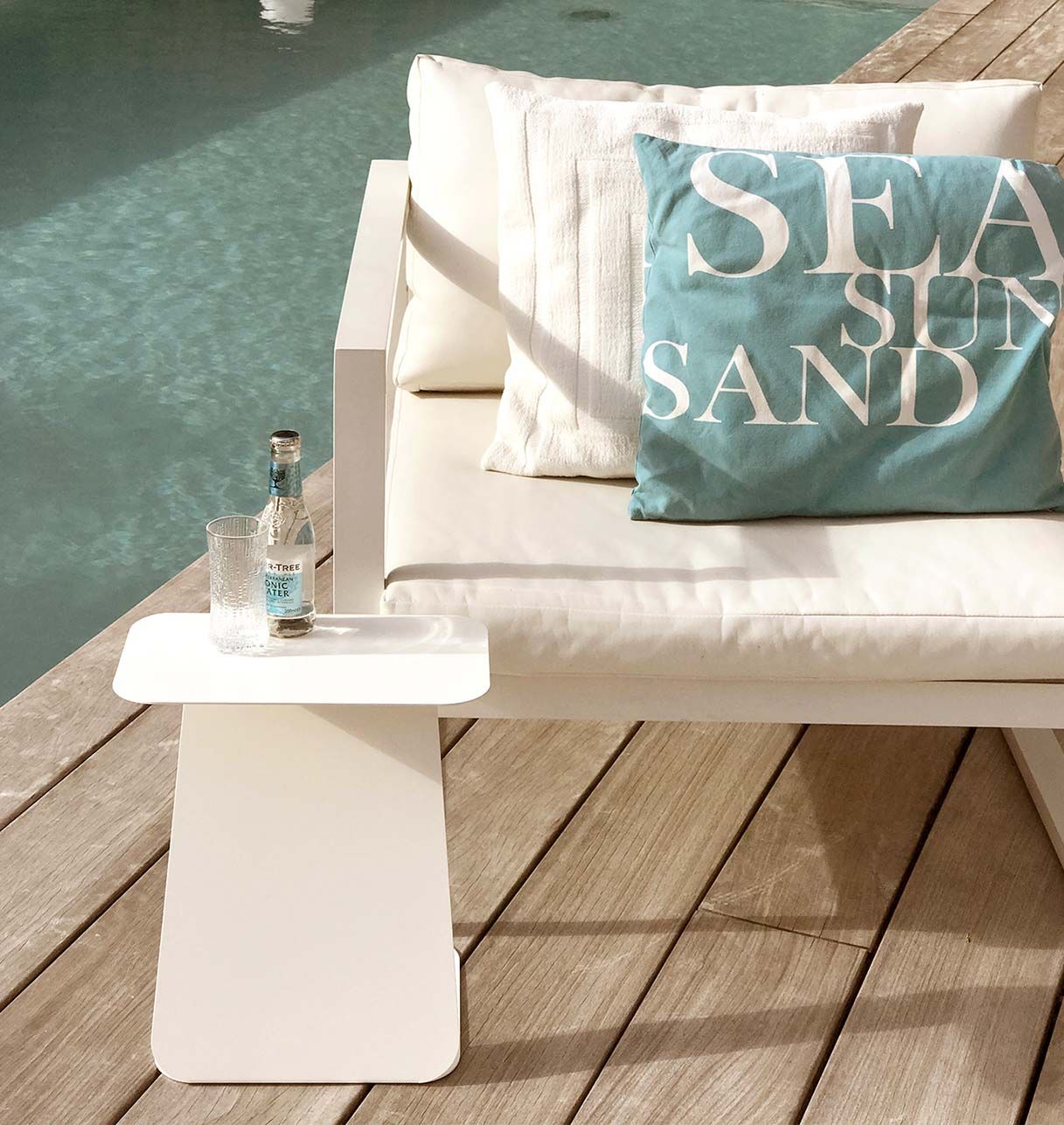 Par de mesas auxiliares rectangulares - Fusion