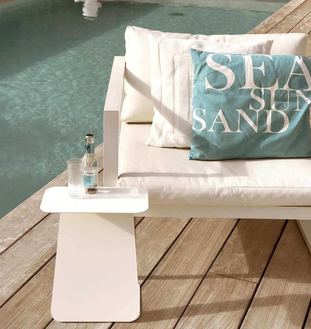 Par de mesas auxiliares rectangulares - Fusion