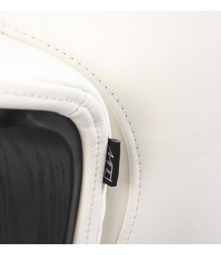 Sillón de piel y madera negra - Véga