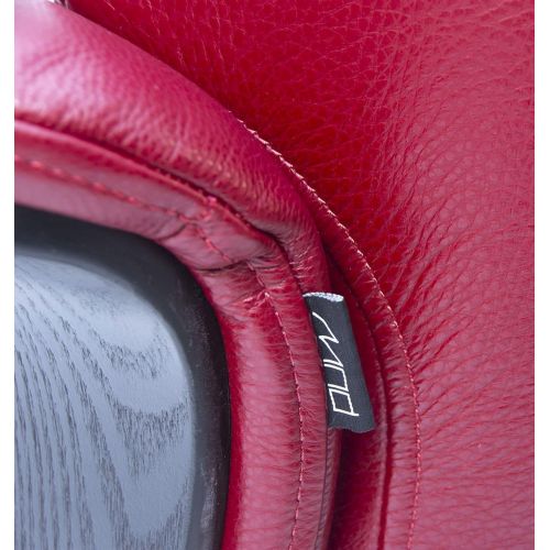 Sillón de piel y madera negra - Véga