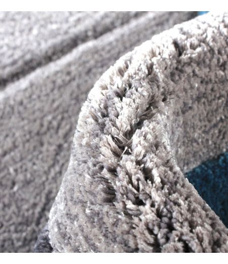 Tapis Rectangulaire à Motifs Géométriques - Celeste