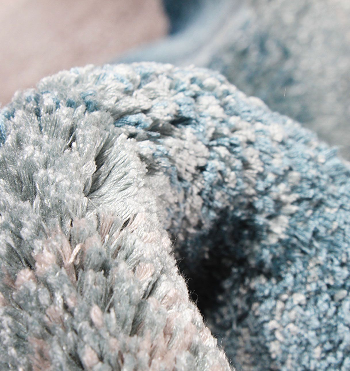 Alfombra gris azul degradada - Comete