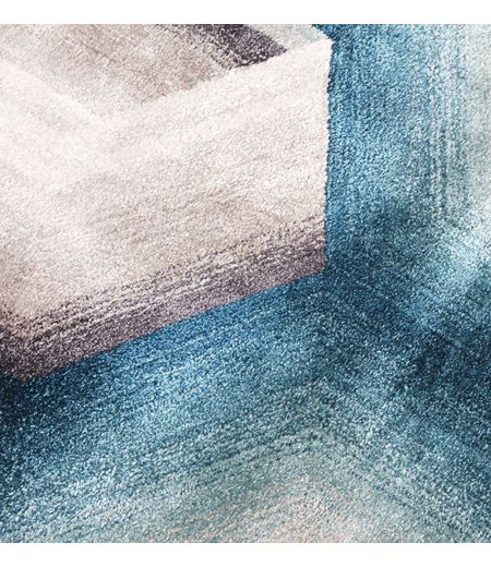 Tapis Dégradé Bleu Gris - Comete