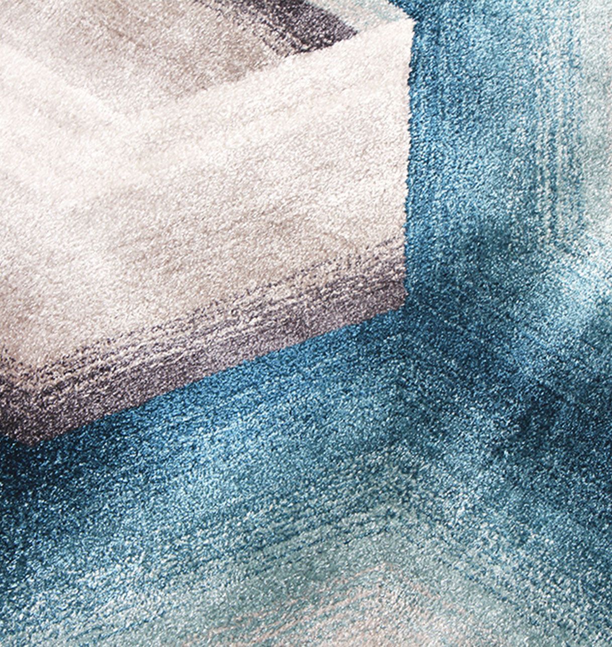 Alfombra gris azul degradada - Comete