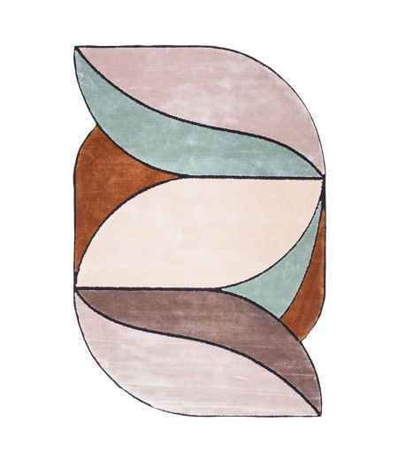 Tapis Original Beige Brun Céladon - Evidence