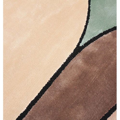 Tapis Original Beige Brun Céladon - Evidence