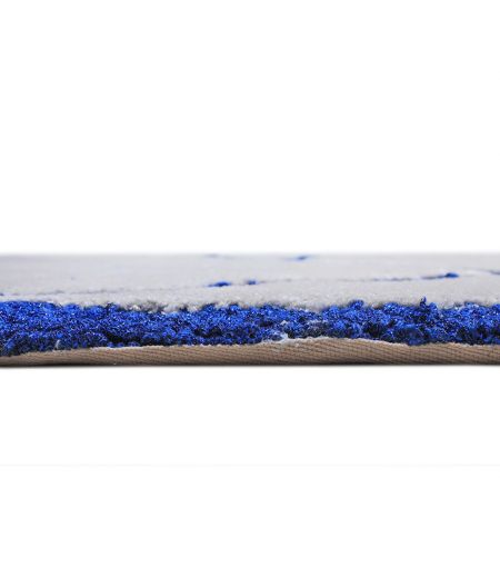 Tapis moderne bleu et gris - Philae