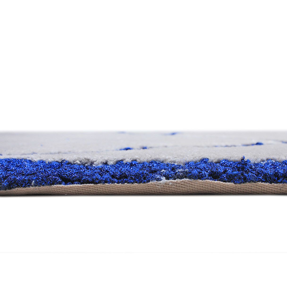 Tapis moderne bleu et gris - Philae