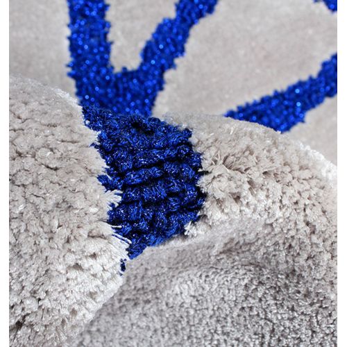 Tapis moderne bleu et gris - Philae