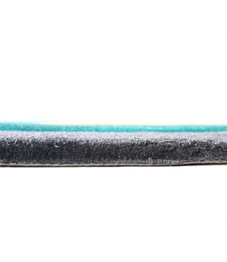 Tapis à motifs ronds Vert Canard, Topaze et Gris - Prelude