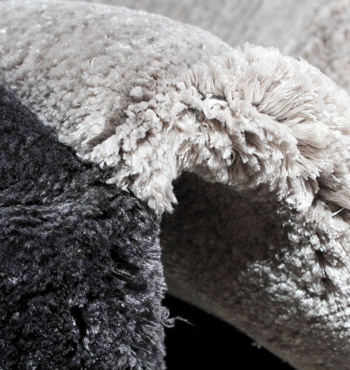 Tapis de Salon Gris, Noir et Jaune Topaze - Cristal