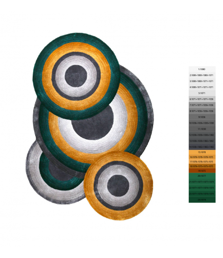 Alfombra con motivos circulares - Prelude