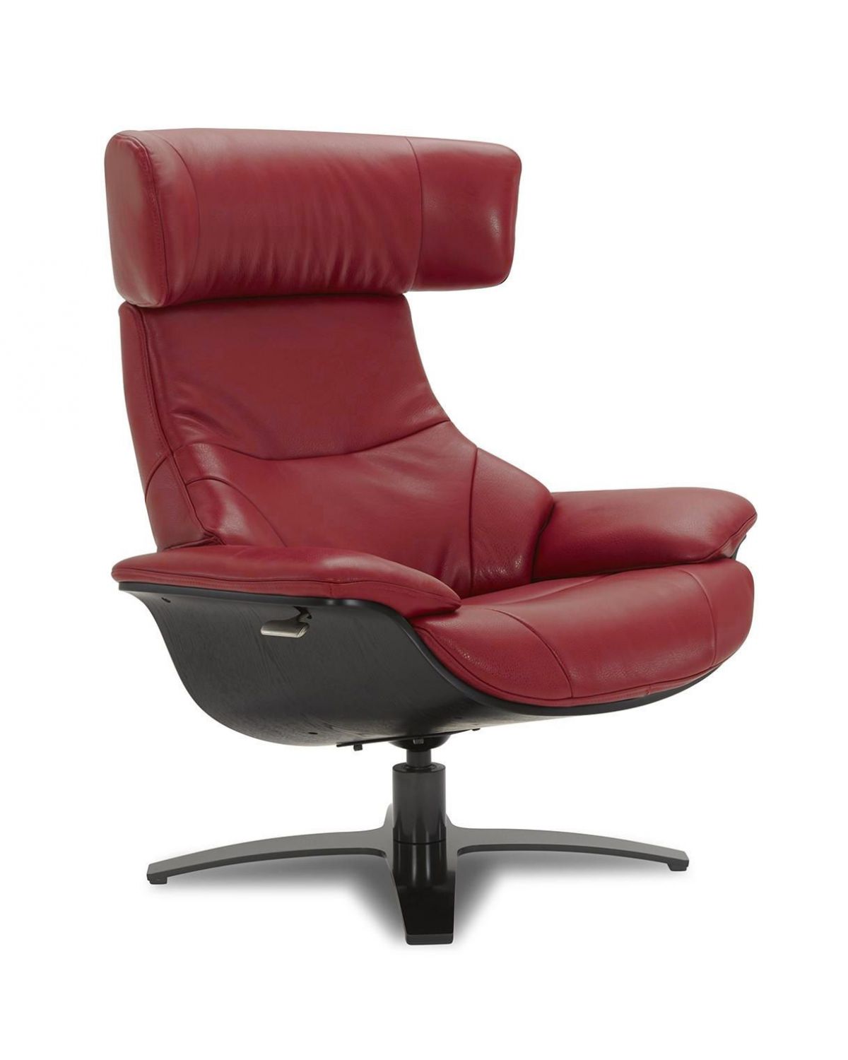 Sillón de piel y roble negro - Naos