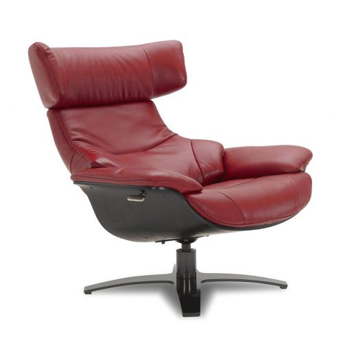 Sillón de piel y roble negro - Naos