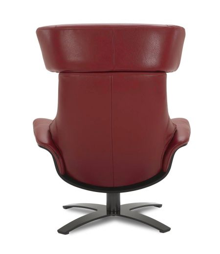 Sillón de piel y roble negro - Naos