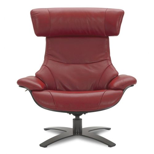 Sillón de piel y roble negro - Naos