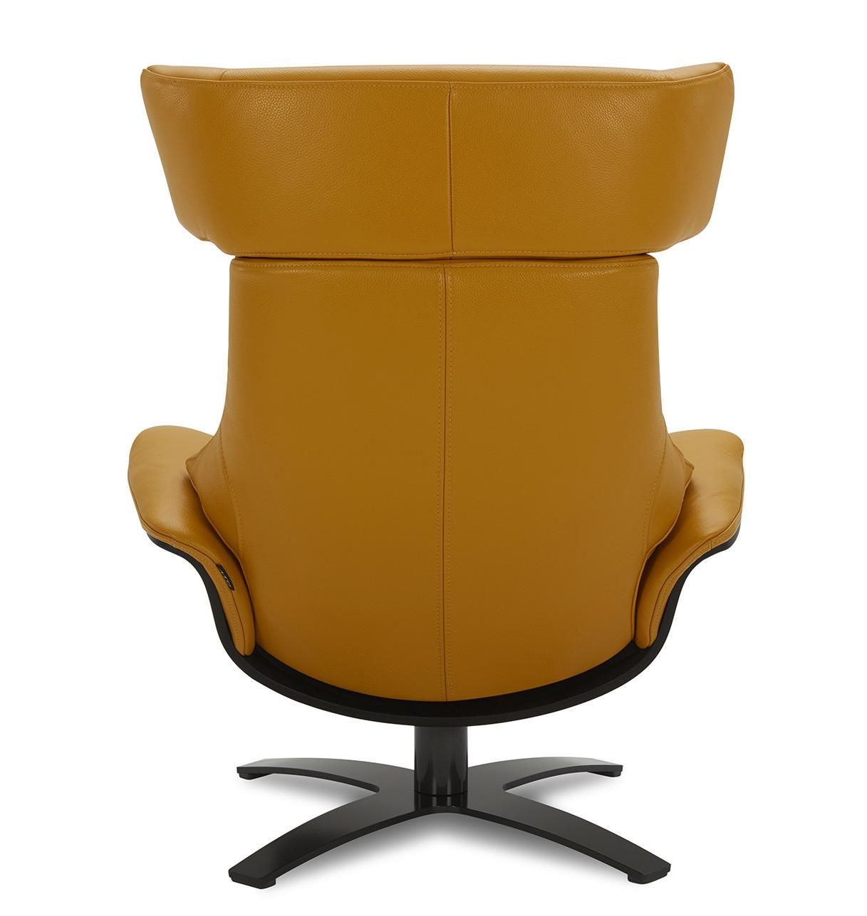 Sillón de piel y roble negro - Naos