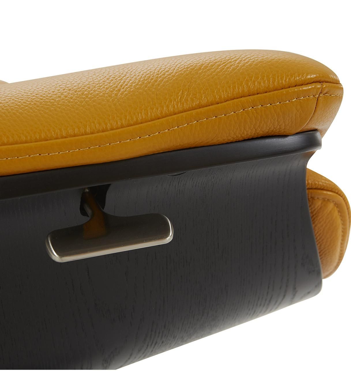 Sillón de piel y roble negro - Naos