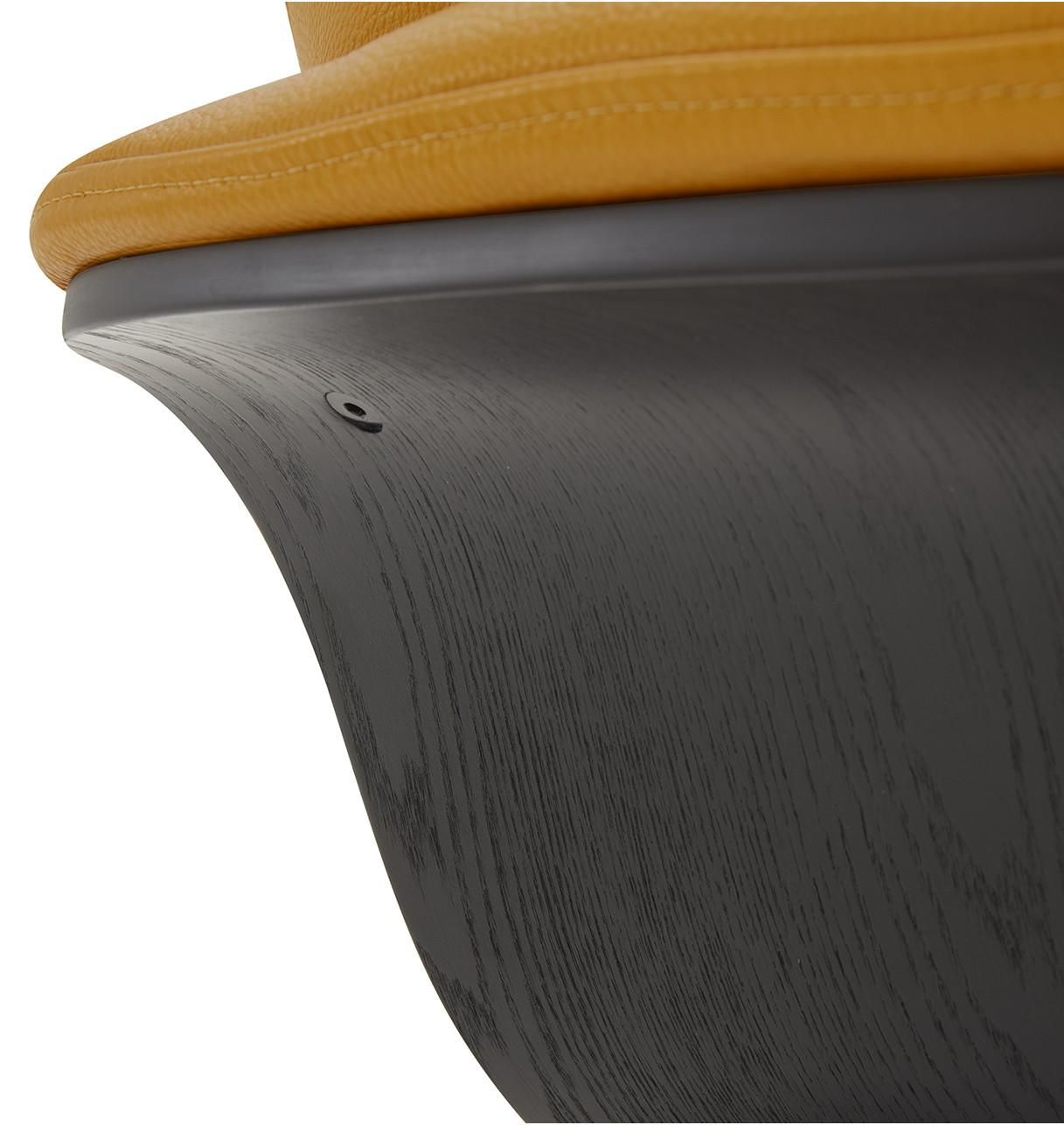 Sillón de piel y roble negro - Naos